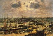 Eugene Buland The Port of Bordeaux Germany oil painting reproduction